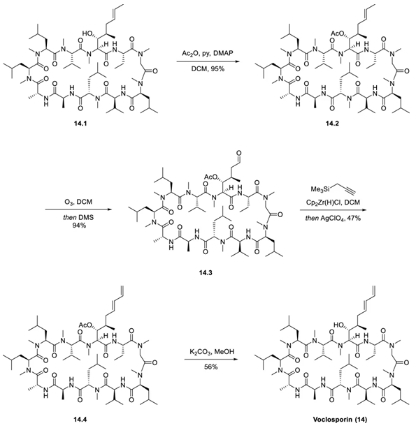 伏环孢素的合成 伏环孢素的合成