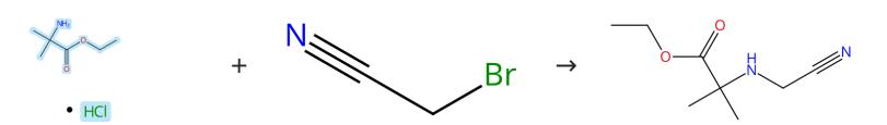 2-氨基异丁酸乙酯盐酸盐的亲核取代反应