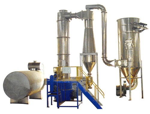 闪蒸干燥机的适用物料与原理