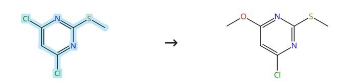 4,6-二氯-2-甲基硫烷基嘧啶的芳香亲核取代反应