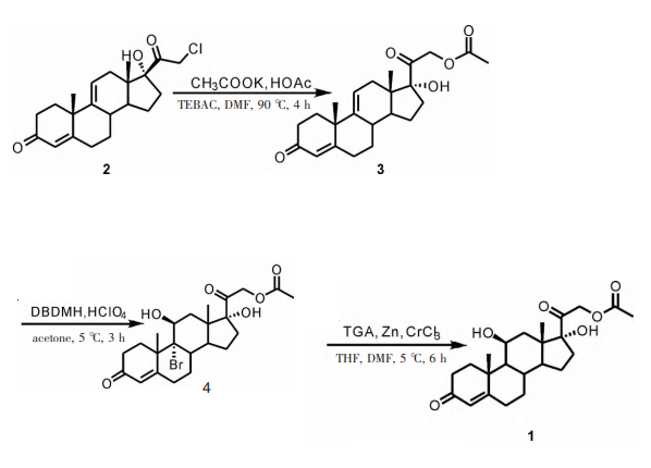 氢化可的松合成工艺