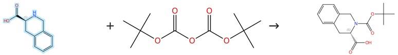 (S)-(-)-1,2,3,4-四氢异喹啉-3-羧酸的酰基化反应