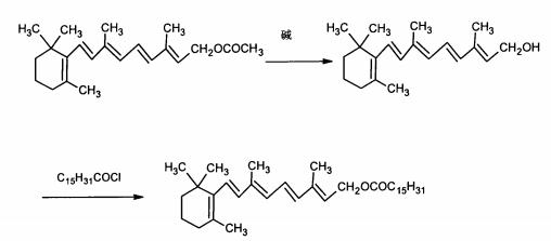 酰化法制备维生素 A 棕榈酸酯