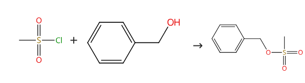 Phenylmethyl methanesulfonate synthesis Phenylmethyl methanesulfonate synthesis