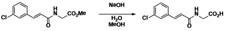 Preparation of (E)-2-(3-(3-chlorophenyl)acrylamido)acetic acid Article illustration