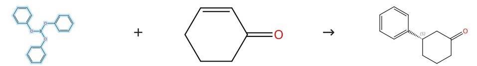 三苯基硼酸酯的加成反应