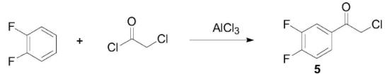 2-氯-1-(3,4-二氟苯基)乙酮及其衍生物的合成