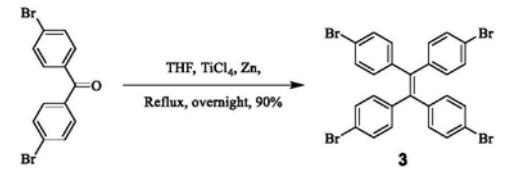 四-(4-溴苯)乙烯及其衍生物的合成