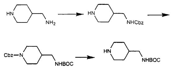 4-Boc-氨甲基哌啶的一种制备方法