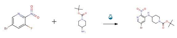 5-溴-3-氟-2-硝基吡啶的合成与反应案例