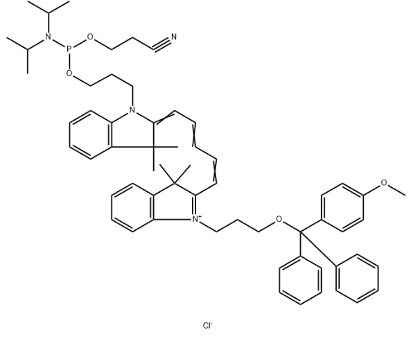 5 Cy5-Phosphoramidite 182873-67-2.png 5 Cy5-Phosphoramidite 182873-67-2.png