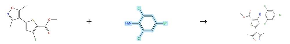 4-溴-2,6-二氯苯胺的偶联与溴化反应