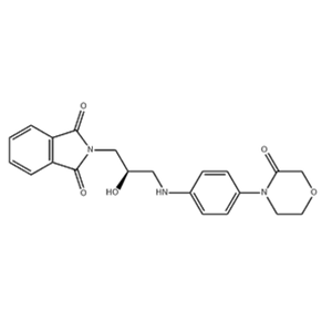 1H-ISOINDOLE-1,3(2H)-DIONE, 2-[(2R)-2-HYDROXY-3-[[4-(3-OXO-4-MORPHOLINYL)PHENYL]AMINO]PROPYL]-