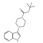 tert-Butyl4-(1H-indol-3-yl)piperazine-1-carboxylate pictures