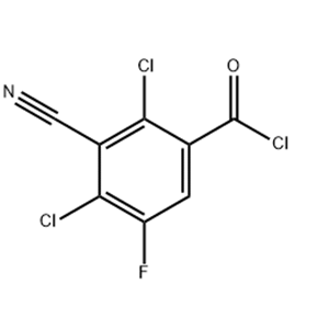 3-Cyano-2,4-dichloro-5-fluorobenzoylchloride