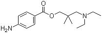 CAS # 94-15-5, Dimethocaine, 3-Diethylamino-2,2-dimethylpropyl 4-aminobenzoate, 4-Aminobenzoic acid 3-(diethylamino)-2,2-dimethylpropyl ester, Larocaine, NSC 68927