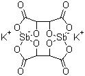 CAS # 11071-15-1, L-Antimony potassium tartrate, Dipotassium bis(mu-(tartrato(4-)-O1,O2:O3,O4))diantimonate