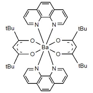 Barium bis(2,2,6,6-tetramethyl-3,5-heptanedionate) bis 1,10-phenanthroline