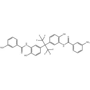 Benzamide, N,N'-[[2,2,2-trifluoro-1-(trifluoromethyl)ethylidene]bis(6-hydroxy-3,1-phenylene)]bis[3-amino-