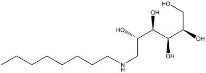 N-Octyl-D-glucamine structure N-Octyl-D-glucamine structure