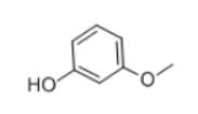 3-Methoxyphenol Structure 3-Methoxyphenol Structure