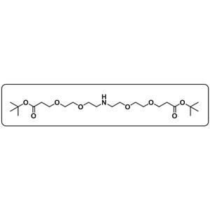 NH-bis(PEG2-t-butyl ester)