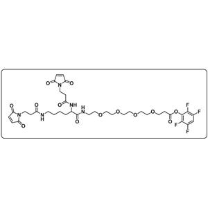 Bis-Mal-Lysine-PEG4-TFP ester