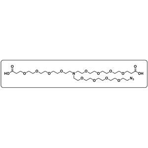 N-(Azido-PEG4)-N-bis(PEG4-acid)