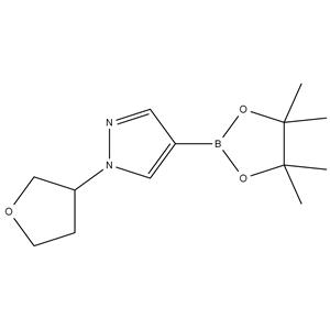 1H-Pyrazole, 1-(tetrahydro-3-furanyl)-4-(4,4,5,5-tetramethyl-1,3,2-dioxaborolan-2-yl)-