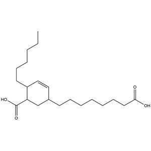 5(or 6)-carboxy-4-hexylcyclohex-2-ene-1-octanoic acid