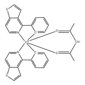 IridiuM(III) bis(4-phenylthieno[3,2-c]pyridinato-N,C2')acetylacetonate