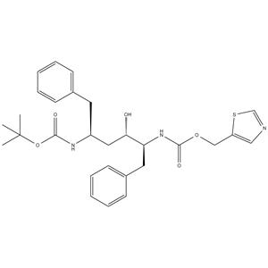 (2S,3S,5S)-5-(tert-Butoxycarbonylamino)-2-(N-5-thiazolylmethoxycarbonyl)amino-1,6-diphenyl-3-hydroxyhexane