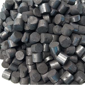 Columnar iron-carbon micro-electrolysis filler