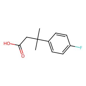 3-(4-fluorophenyl)-3-methylbutanoic acid