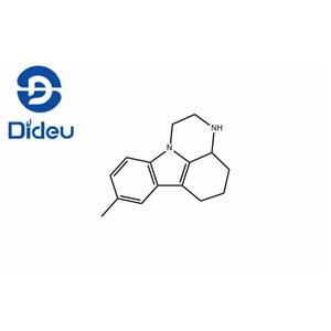 2,3,3A,4,5,6-HEXAHYDRO-8-METHYL-1H-PYRAZINO[3,2,1-J,K]CARBAZOLE MESYLATE
