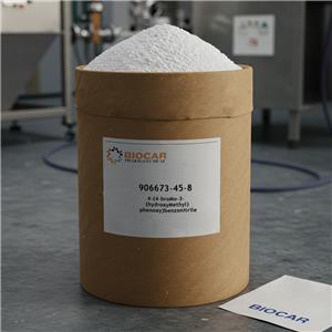 4-(4-broMo-3-(hydroxyMethyl)phenoxy)benzonitrile