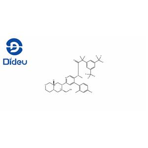 N-{6-[(7S,9aS)-7-(hydroxymethyl)-octahydropyrazino[2,1-c][1,4]oxazin-8-yl]-4-(4-fluoro-2-methylphenyl)pyridin-3-yl}-2-[3,5-bis(trifluoromethyl)phenyl]-N,2-dimethylpropanamide