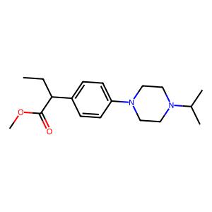 methyl 2-(4-(4-isopropylpiperazin-1-yl)phenyl)butanoate