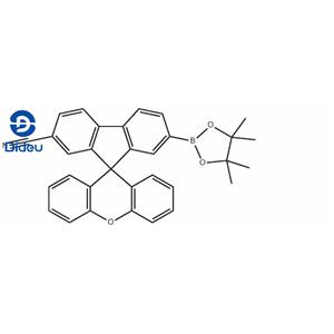 7-(4,4,5,5-tetramethyl-1,3,2-dioxaborolan-2-yl)spiro[fluorene-9,9'-xanthene]-2-carbonitrile