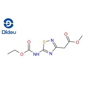 1,2,4-Thiadiazole-3-acetic acid, 5-[(ethoxycarbonyl)amino]-, methyl ester