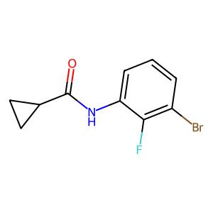 N-(3-bromo-2-fluorophenyl)cyclopropanecarboxamide