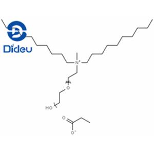 Didecylmethylpoly(oxethyl) Ammonium Propionate