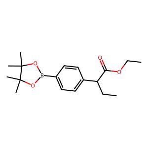 ethyl 2-(4-(4,4,5,5-tetramethyl-1,3,2-dioxaborolan-2-yl)phenyl)butanoate