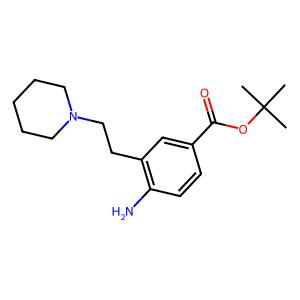 tert-butyl 4-amino-3-(2-(piperidin-1-yl)ethyl)benzoate