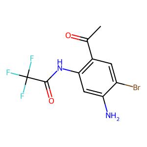 N-(2-acetyl-5-amino-4-bromophenyl)-2,2,2-trifluoroacetamide