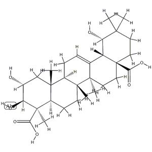2α,3β,19α-Trihydroxyolean-12-ene-24,28-dioic acid