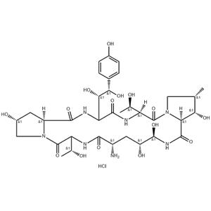 1-[(4R,5R)-4,5-Dihydroxy-L-ornithine]echinocandin B hydrochloride (1:1)