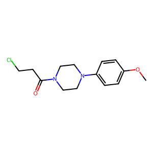 3-chloro-1-(4-(4-methoxyphenyl)piperazin-1-yl)propan-1-one