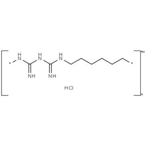 Poly(iminocarbonimidoyliminocarbonimidoylimino-1,6-hexanediyl) hydrochloride