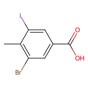 3-bromo-5-iodo-4-methylbenzoic acid